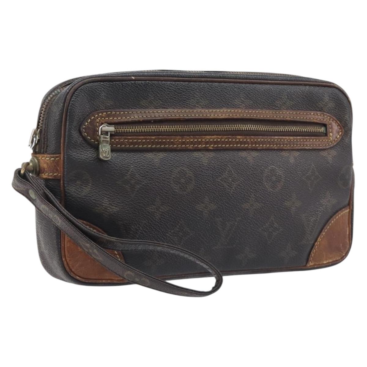 LOUIS VUITTON Monogram Marly Dragonne GM Clutch Bag M51825 LV Auth ka6705
