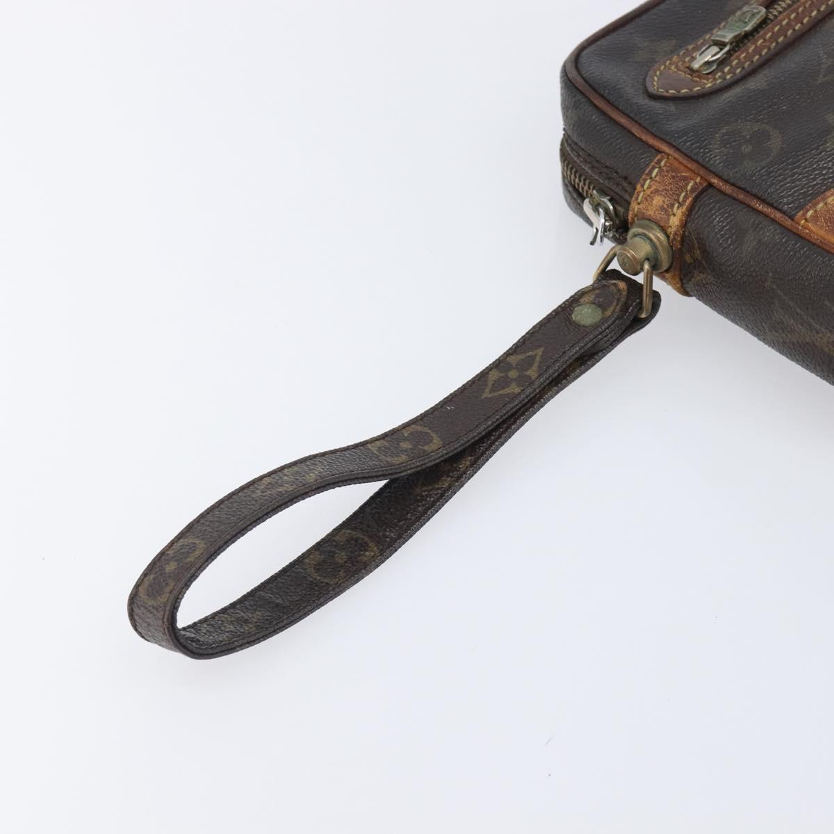 LOUIS VUITTON Monogram Marly Dragonne GM Clutch Bag M51825 LV Auth ka6705