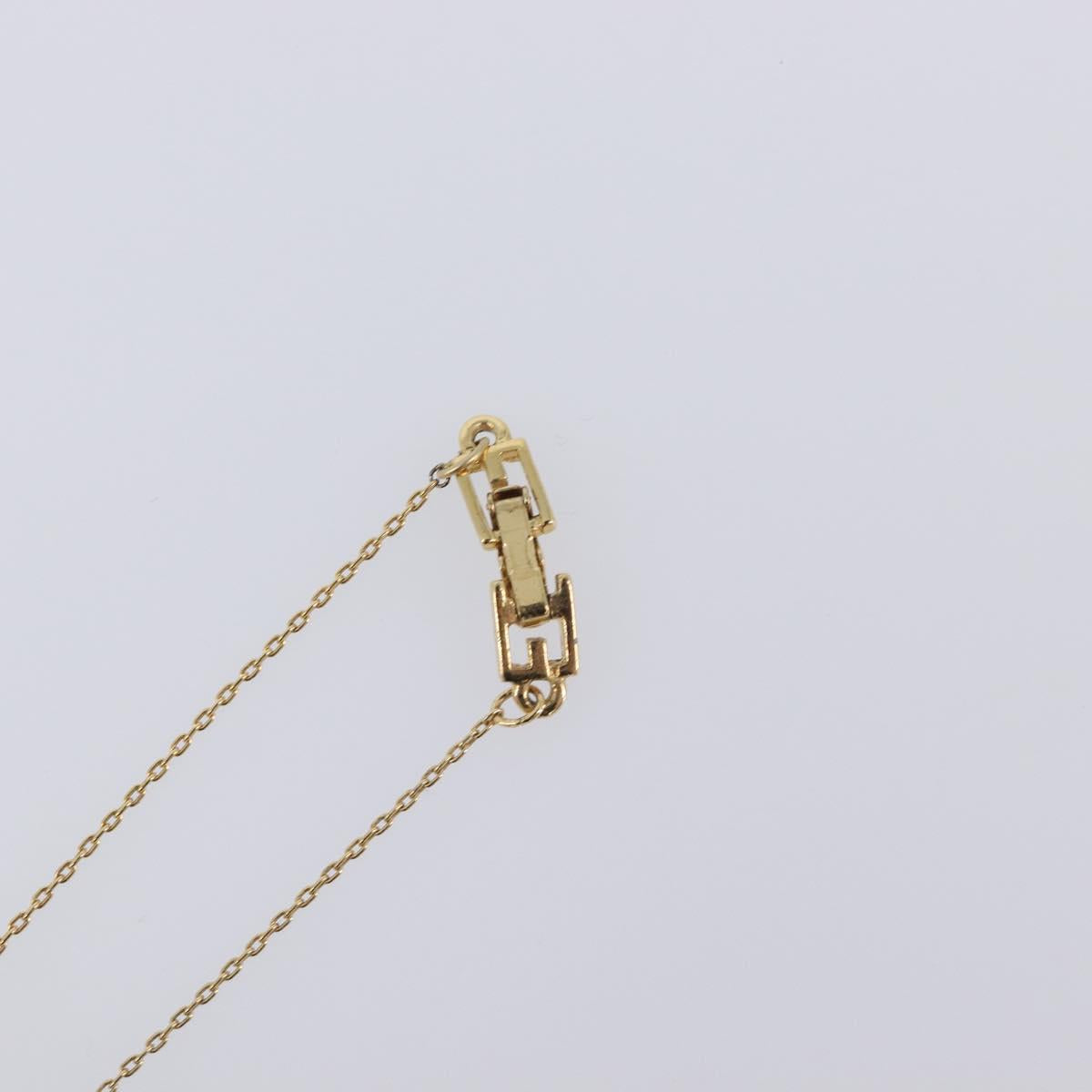 GIVENCHY Necklace Metal 4 Set Gold Tone Silver Auth ka6706