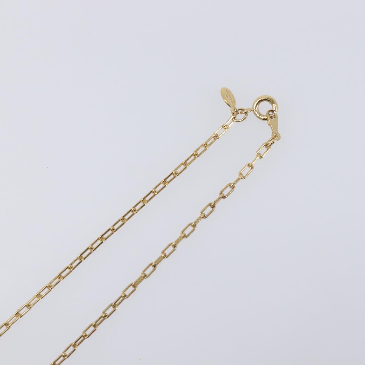 GIVENCHY Necklace Metal 4 Set Gold Tone Silver Auth ka6706