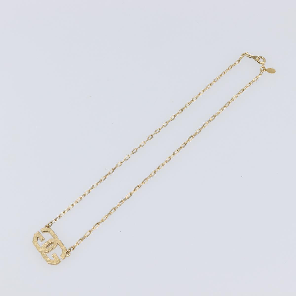 GIVENCHY Necklace Metal 4 Set Gold Tone Silver Auth ka6706