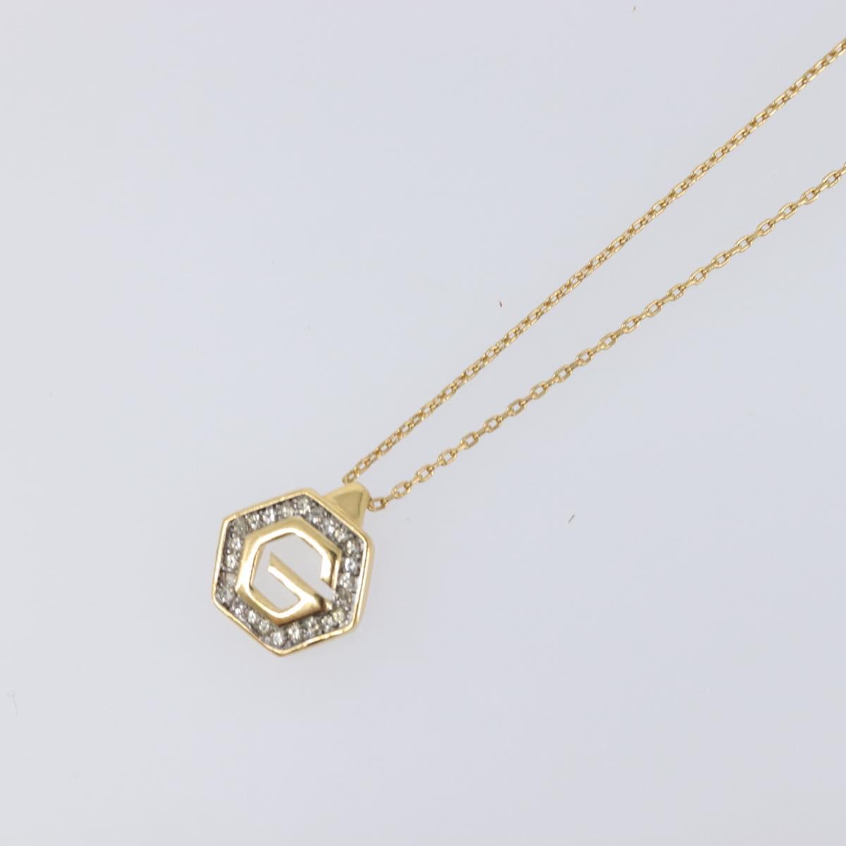 GIVENCHY Necklace Metal 4 Set Gold Tone Silver Auth ka6706
