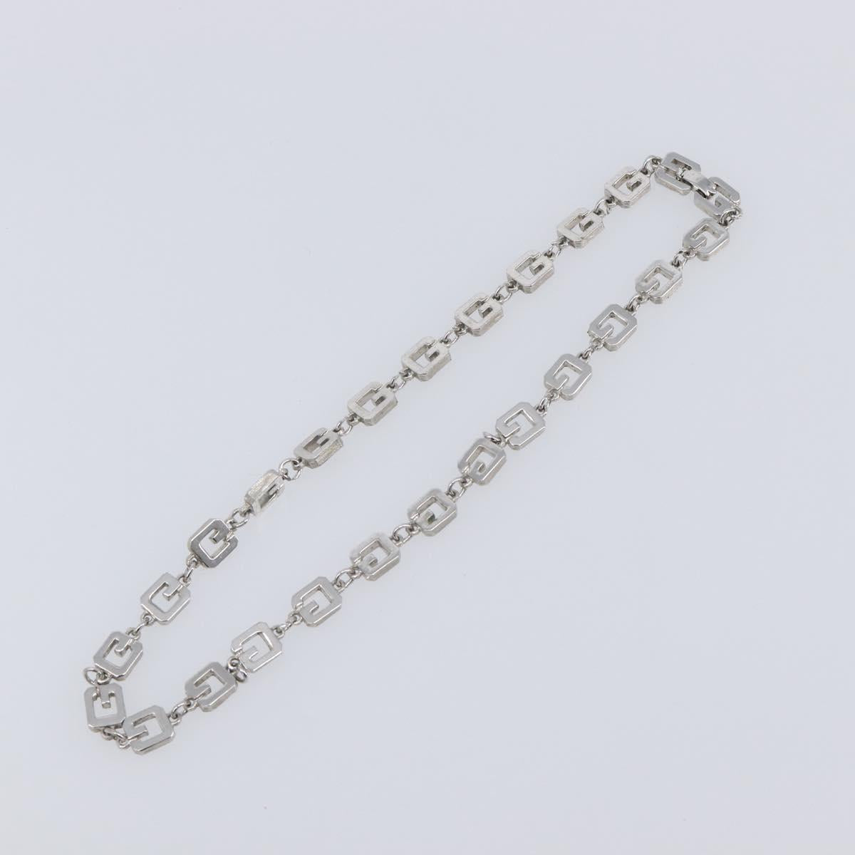 GIVENCHY Necklace Metal 4 Set Gold Tone Silver Auth ka6706
