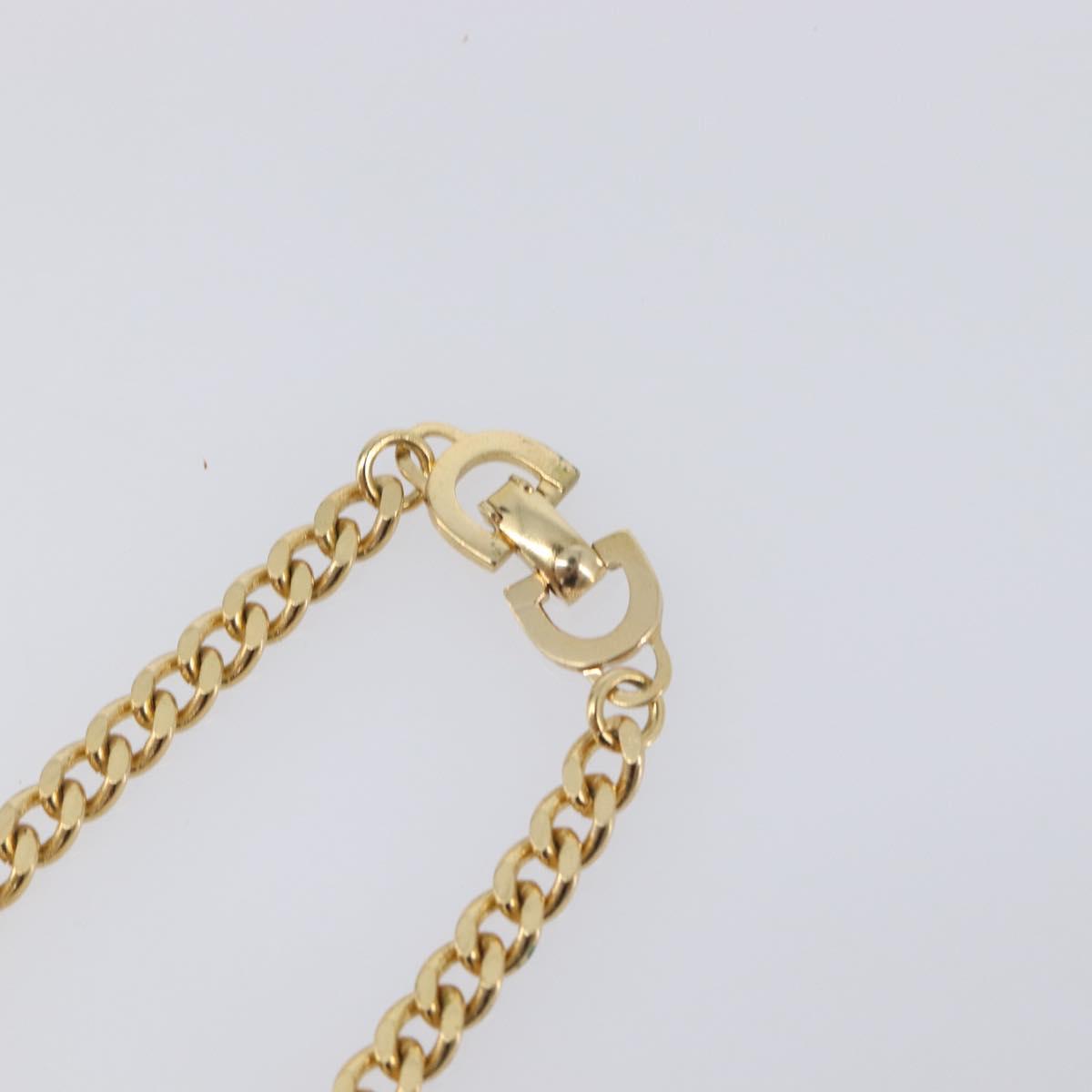 Christian Dior Bracelet Metal Gold Tone Auth ka6707