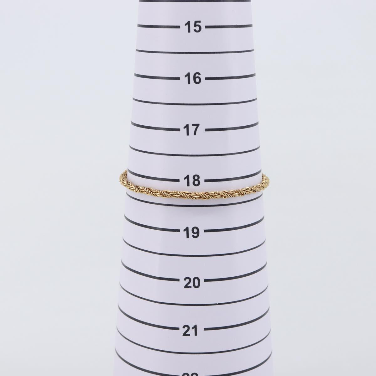 Christian Dior Bracelet Metal Gold Tone Auth ka6709