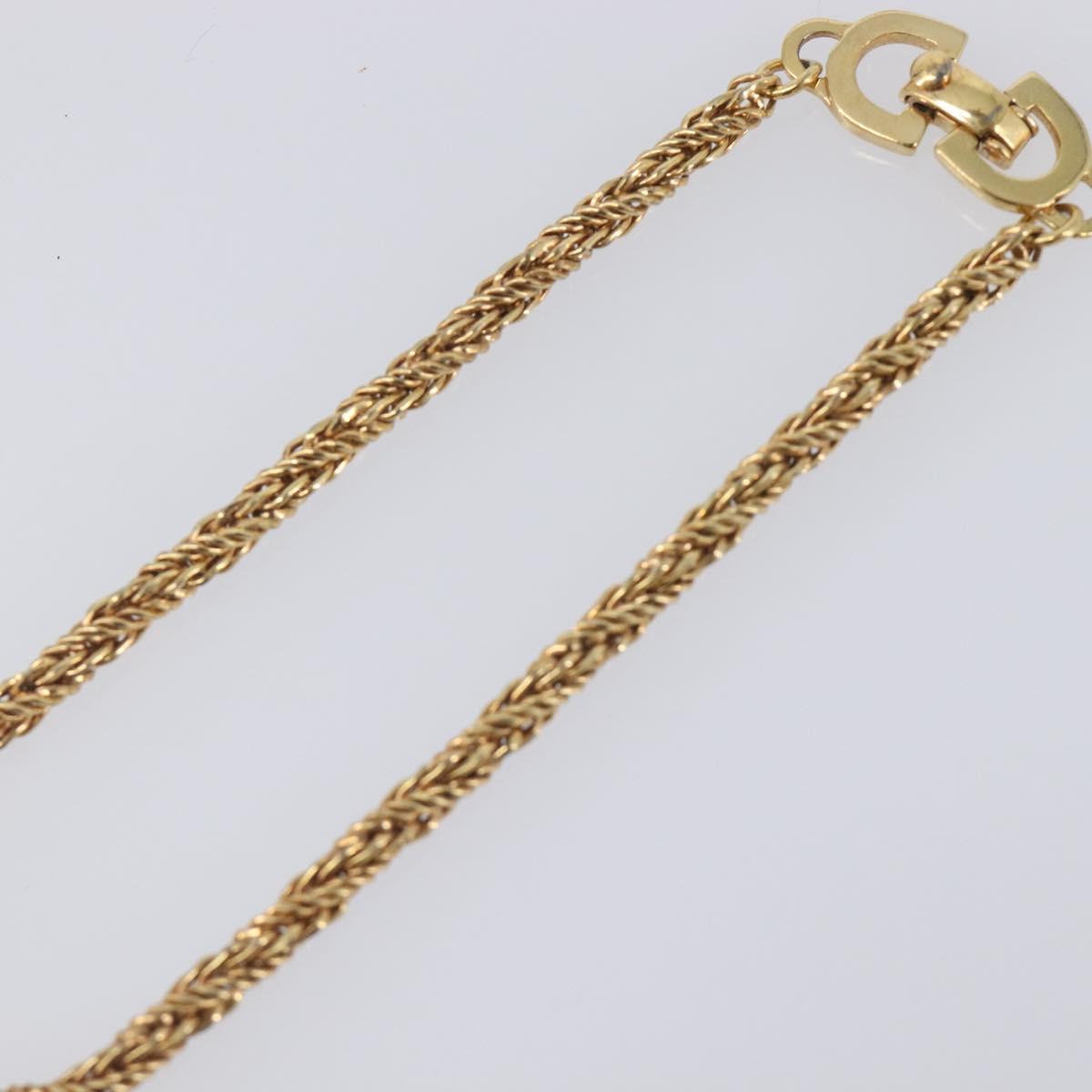 Christian Dior Bracelet Metal Gold Tone Auth ka6709
