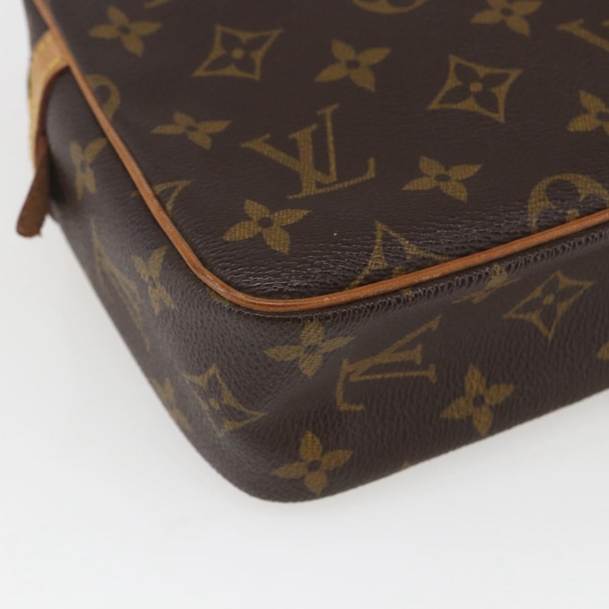 LOUIS VUITTON Monogram Compiegne 23 Clutch Bag M51847 LV Auth ka672