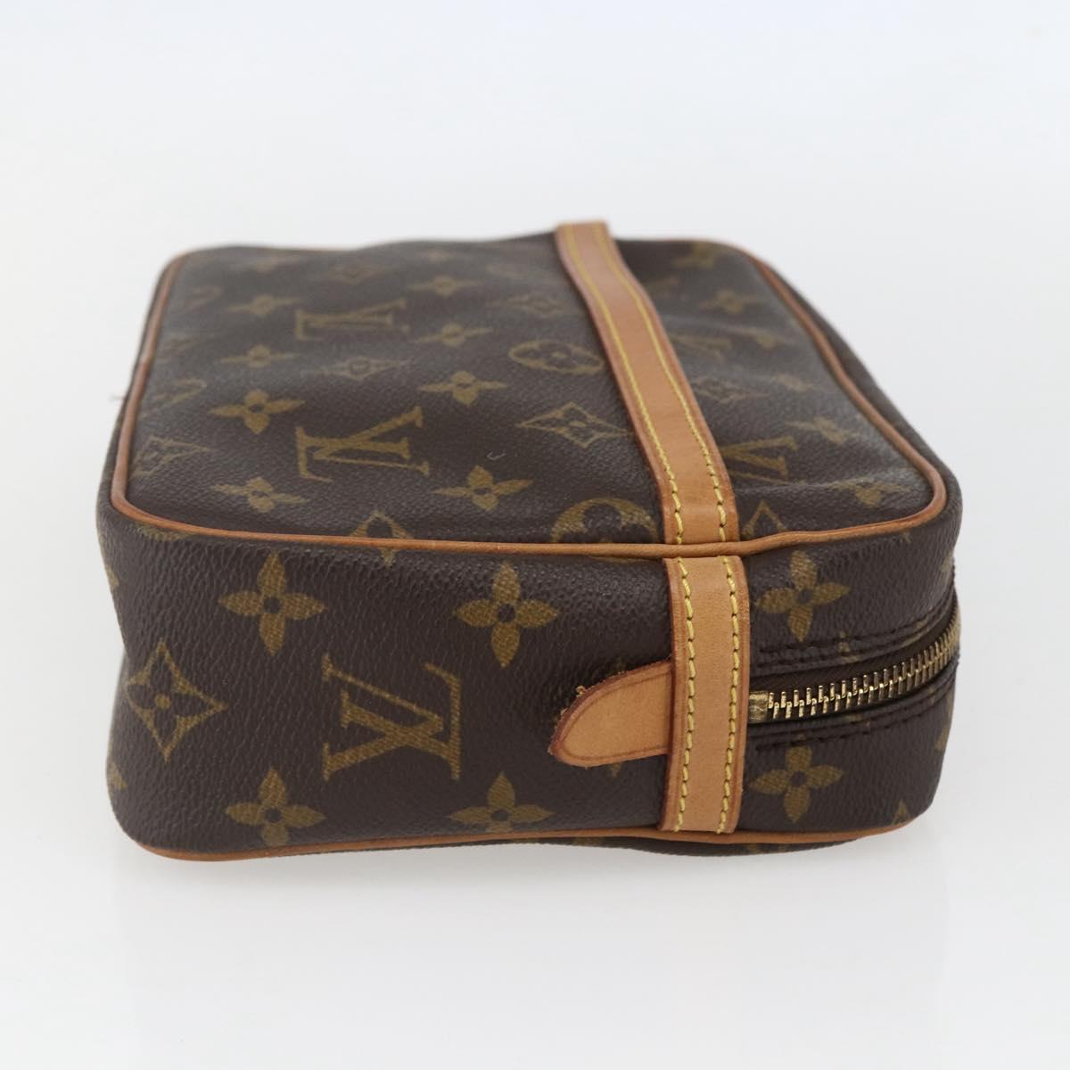 LOUIS VUITTON Monogram Compiegne 23 Clutch Bag M51847 LV Auth ka672