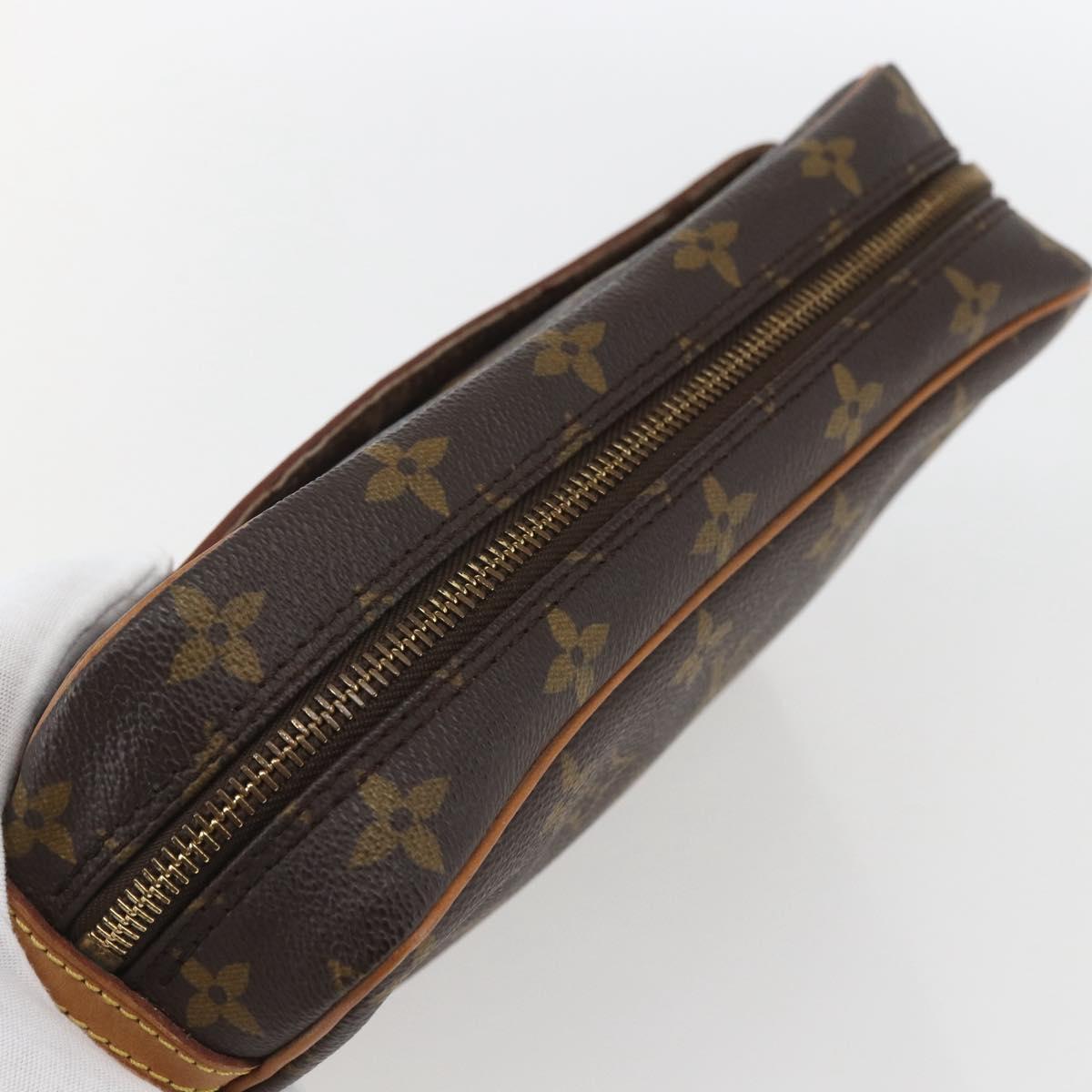 LOUIS VUITTON Monogram Compiegne 23 Clutch Bag M51847 LV Auth ka672