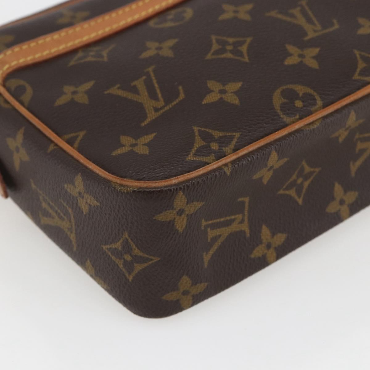 LOUIS VUITTON Monogram Compiegne 23 Clutch Bag M51847 LV Auth ka672