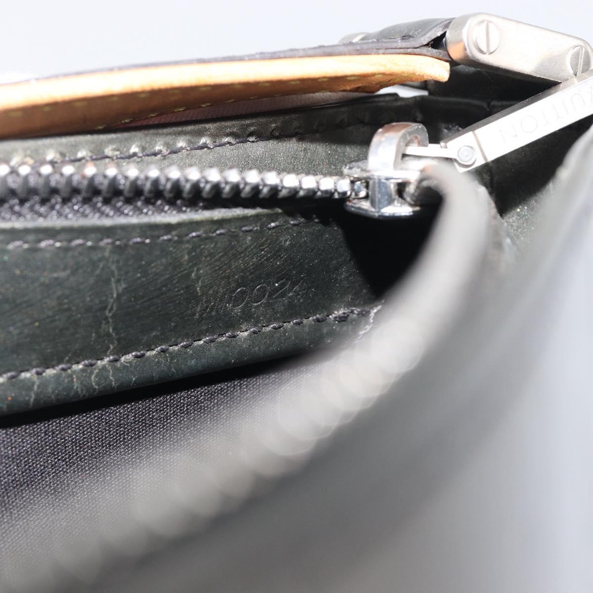 LOUIS VUITTON Monogram Mat Fowler Hand Bag Gray M55142 LV Auth ka6721