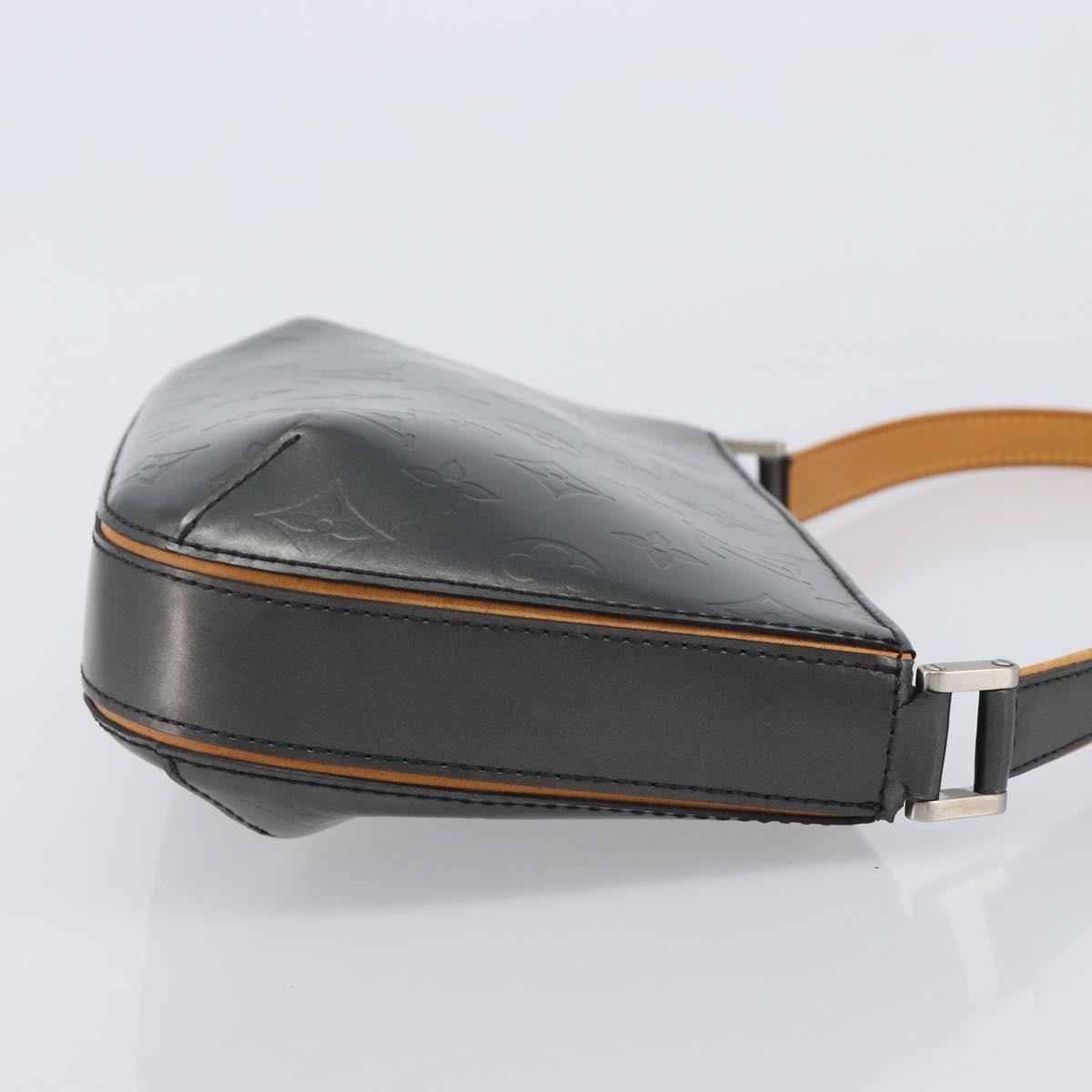 LOUIS VUITTON Monogram Mat Fowler Hand Bag Gray M55142 LV Auth ka6721