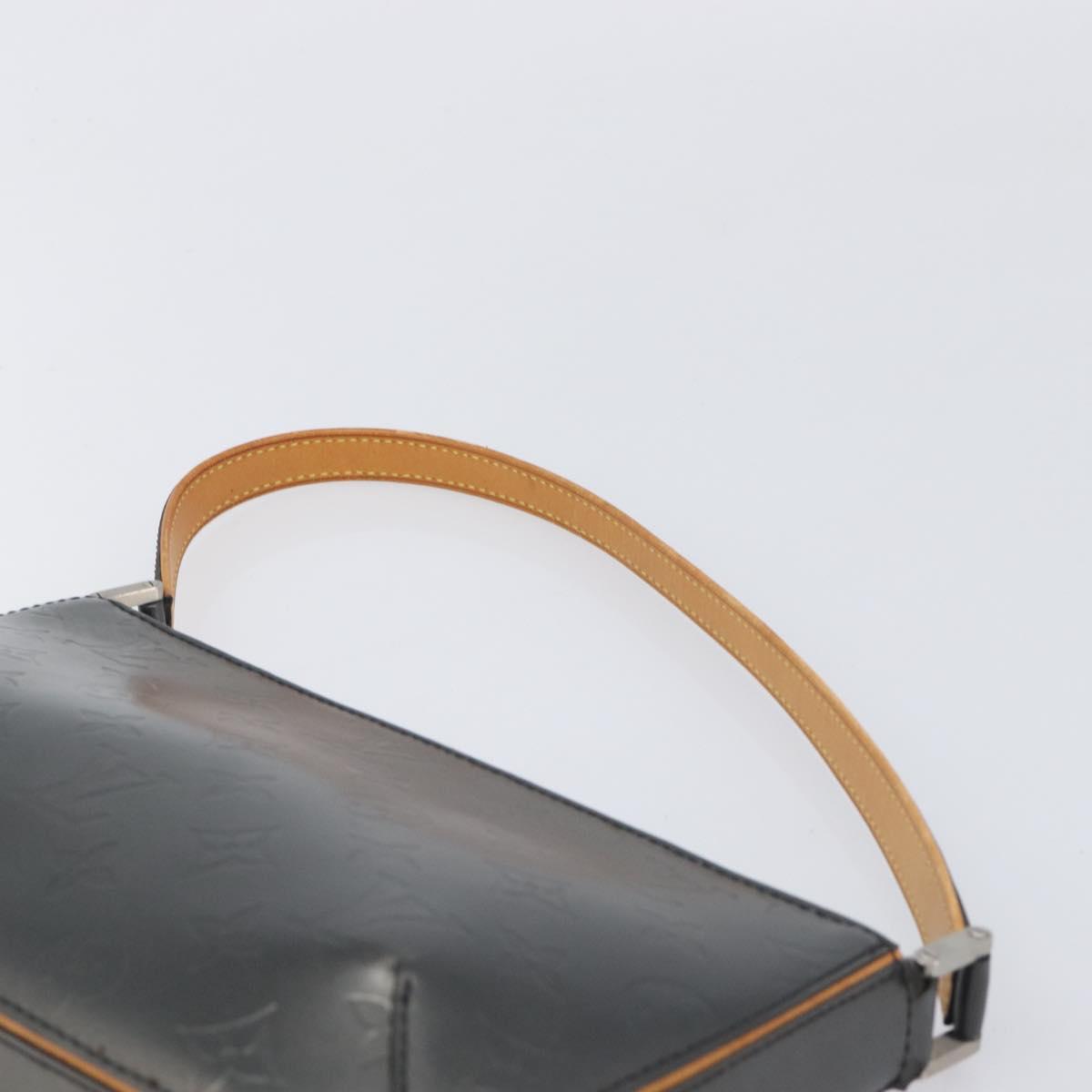 LOUIS VUITTON Monogram Mat Fowler Hand Bag Gray M55142 LV Auth ka6721