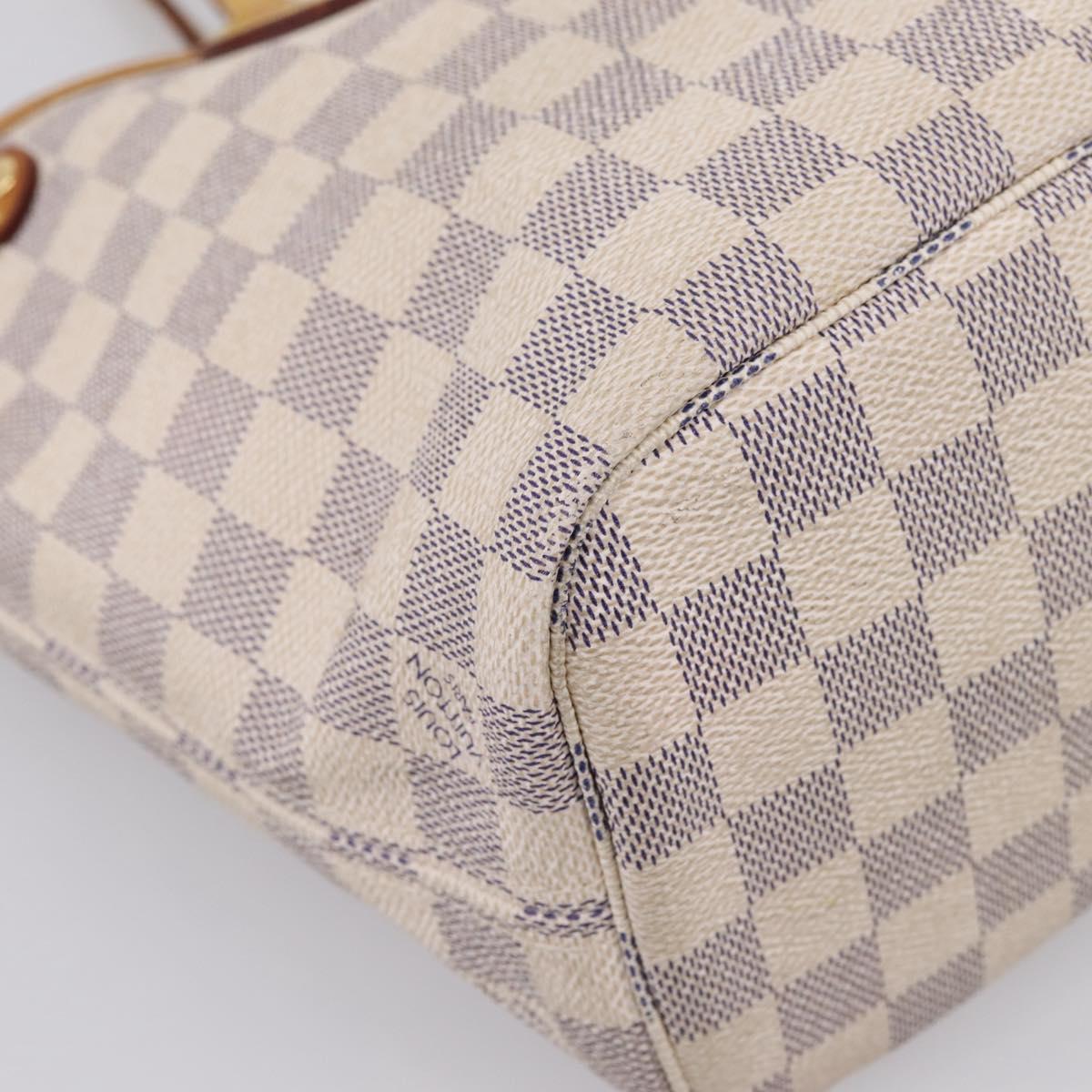 LOUIS VUITTON Damier Azur Neverfull PM Tote Bag N41362 LV Auth ka6728A