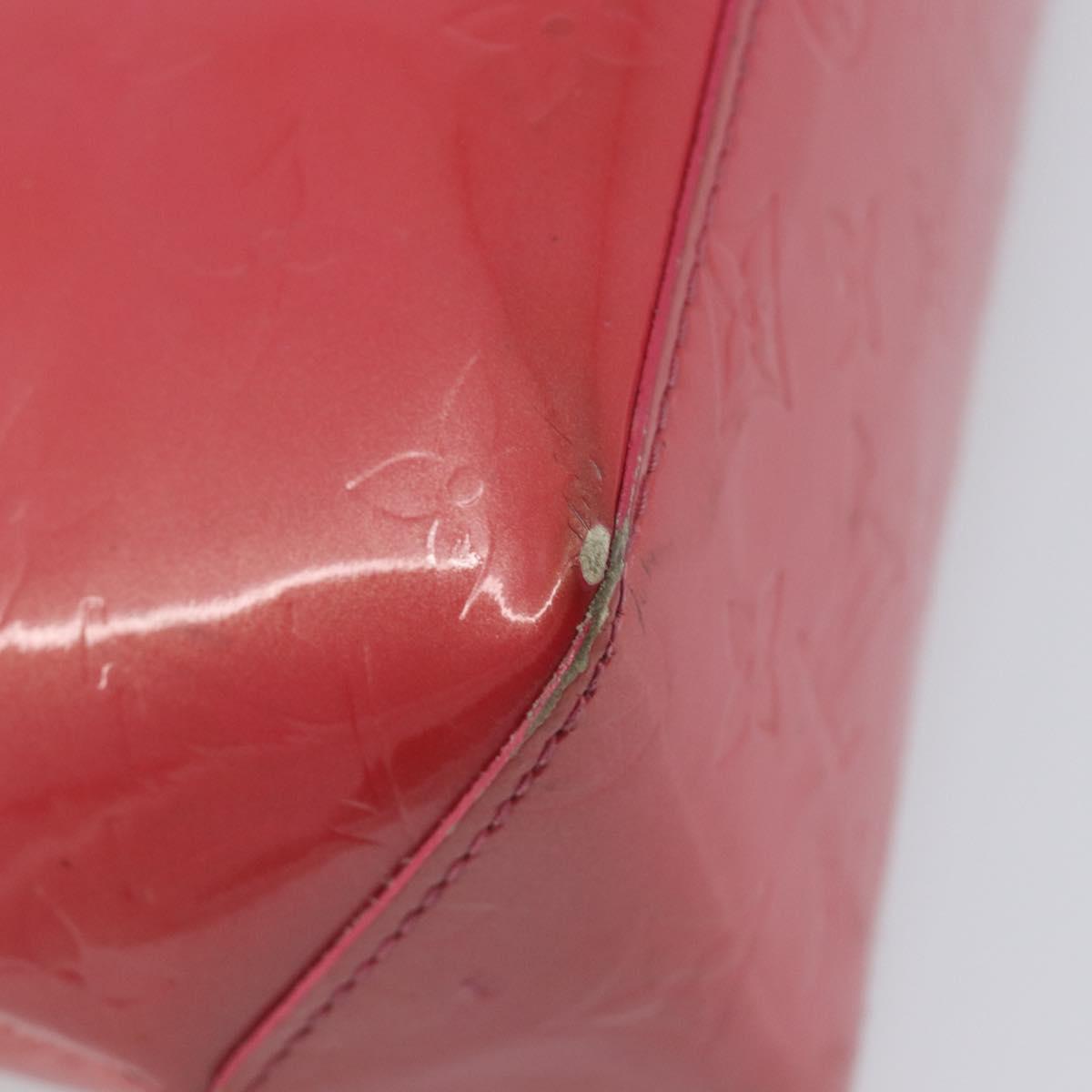 LOUIS VUITTON Monogram Vernis Reade PM Hand Bag Fran Boise M9132F LV Auth ka6729