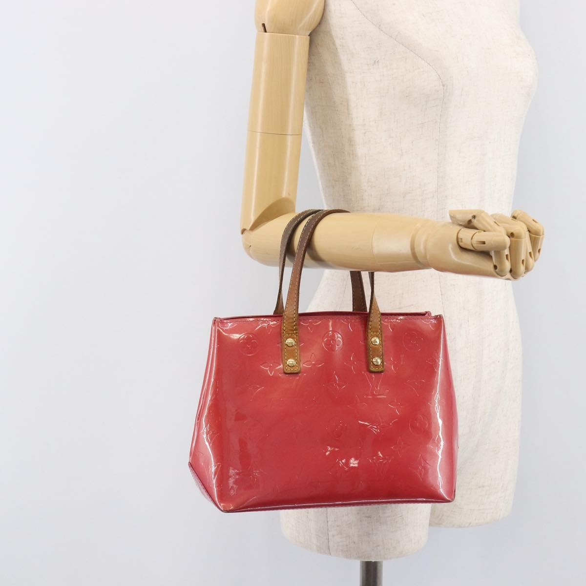 LOUIS VUITTON Monogram Vernis Reade PM Hand Bag Fran Boise M9132F LV Auth ka6729