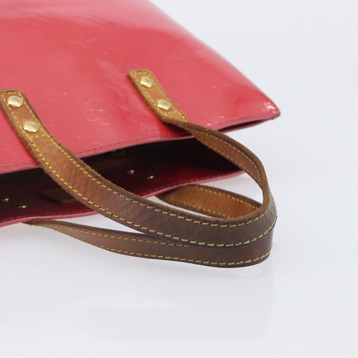 LOUIS VUITTON Monogram Vernis Reade PM Hand Bag Fran Boise M9132F LV Auth ka6729