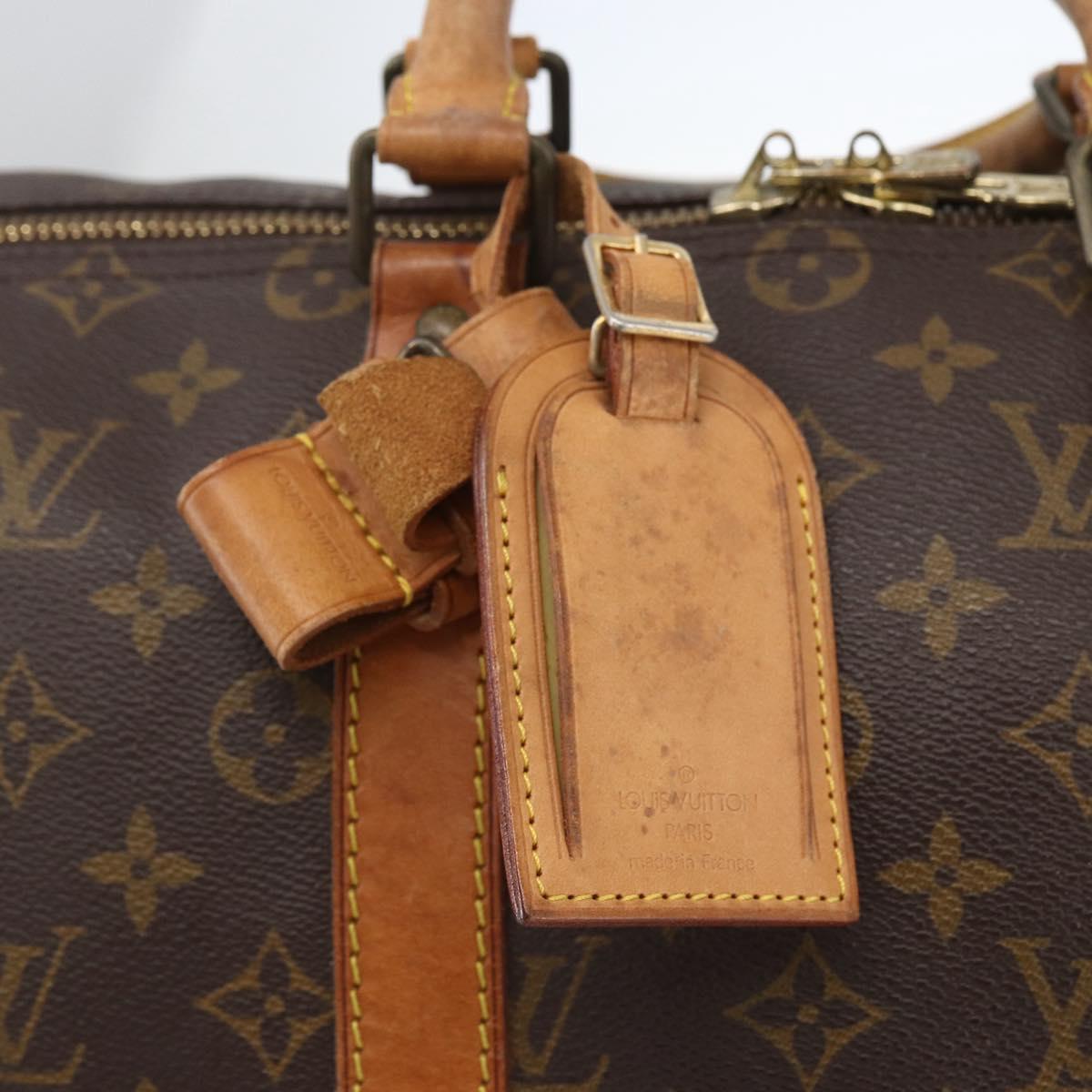 LOUIS VUITTON Monogram Keepall 45 Boston Bag M41428 LV Auth ka674