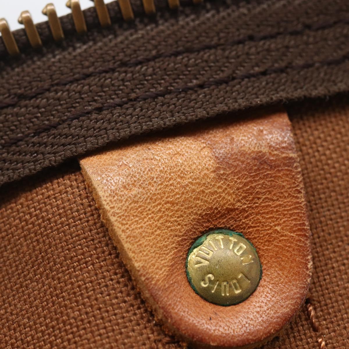 LOUIS VUITTON Monogram Keepall 45 Boston Bag M41428 LV Auth ka674