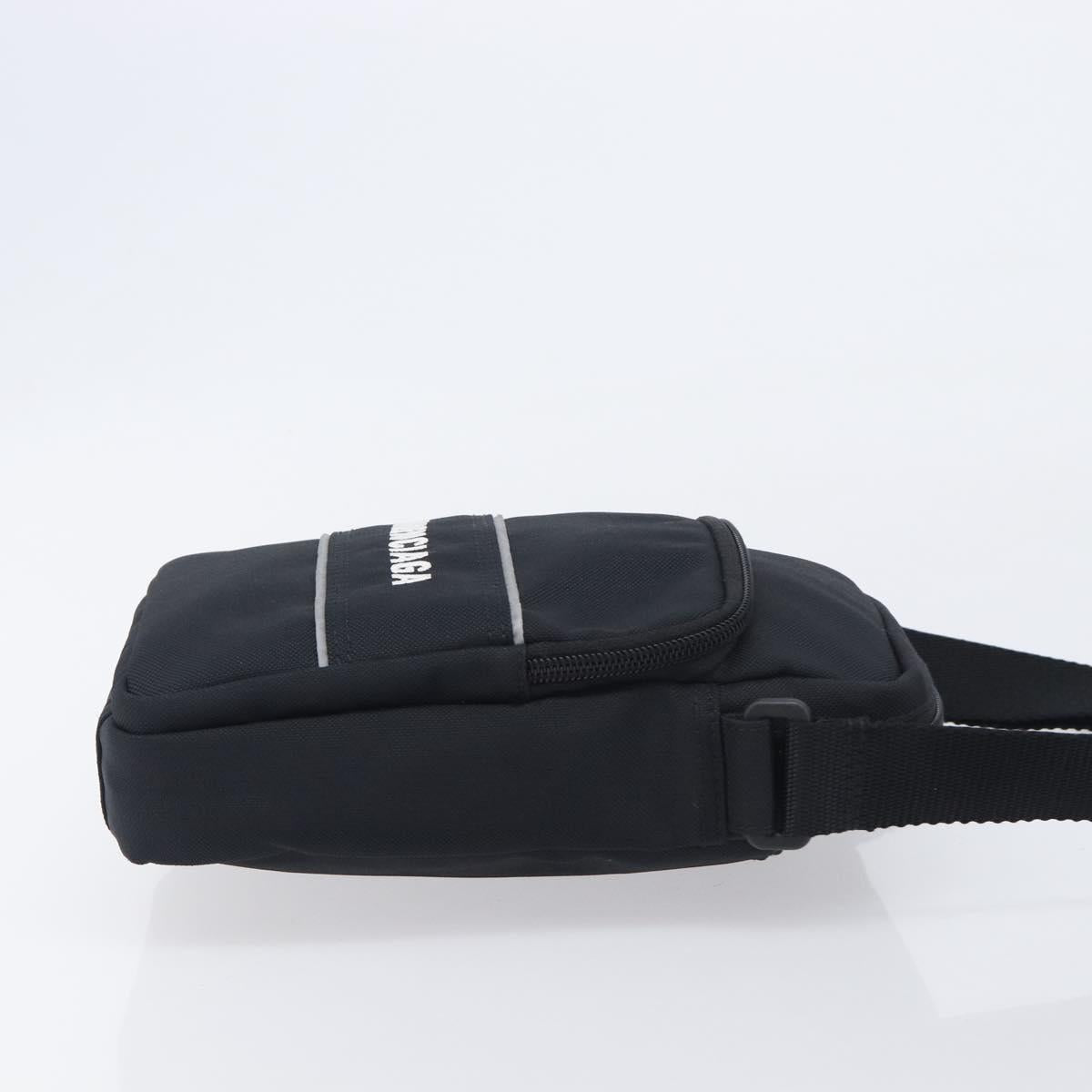 Balenciaga Sports Messenger Bag S Shoulder Bag Nylon Black 638657 Auth ka6757A