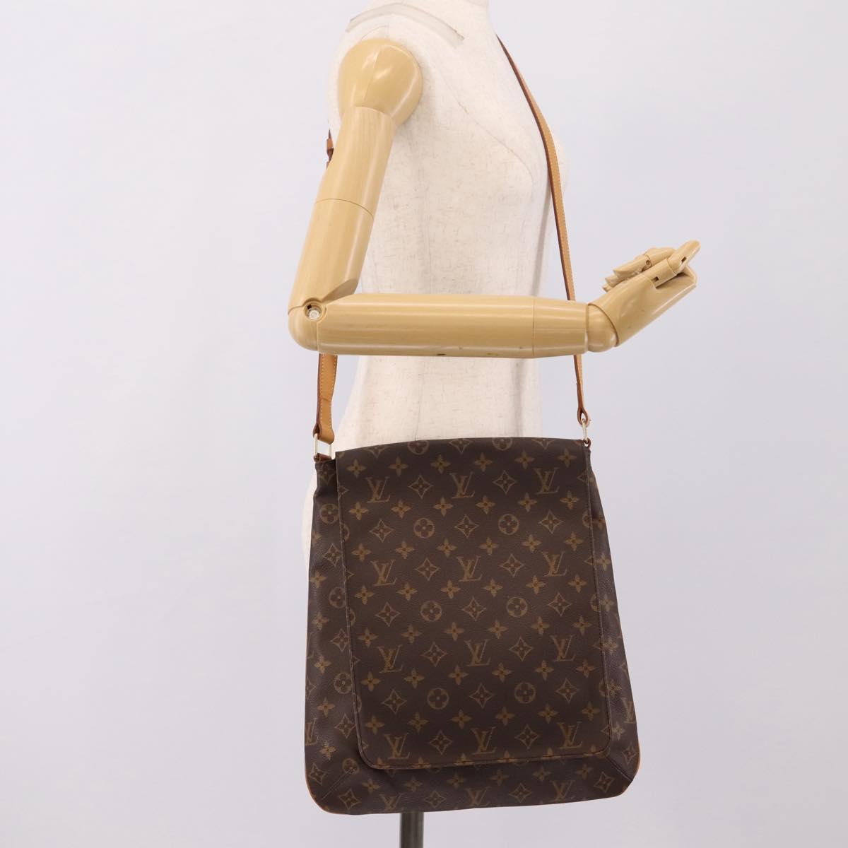 LOUIS VUITTON Monogram Musette Shoulder Bag M51256 LV Auth ka6762A