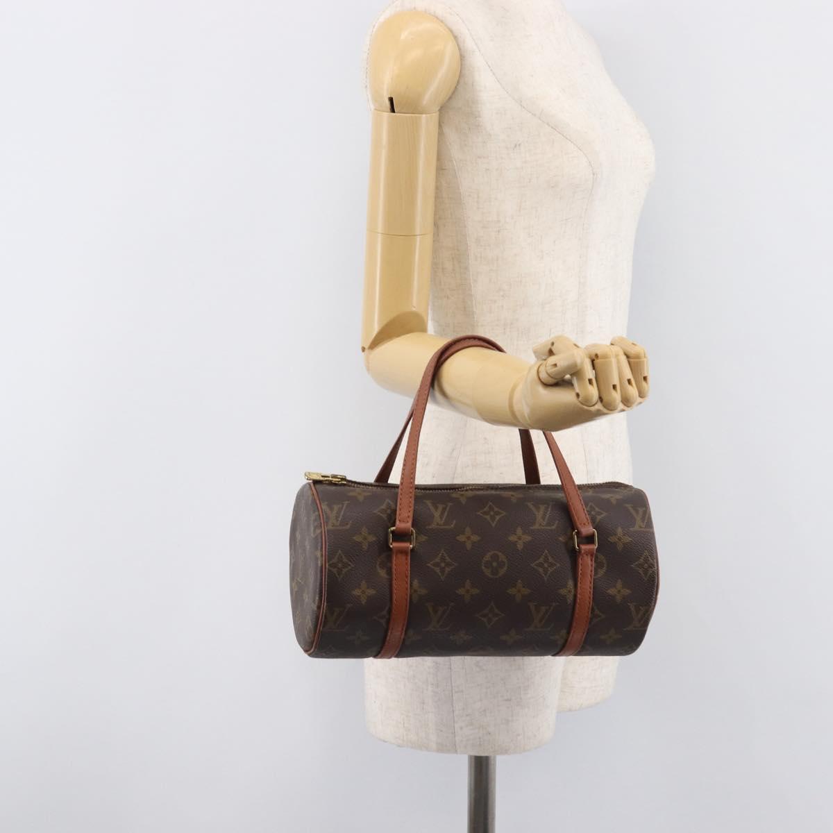 LOUIS VUITTON Monogram Papillon 26 Hand Bag Vintage M51366 LV Auth ka6770A