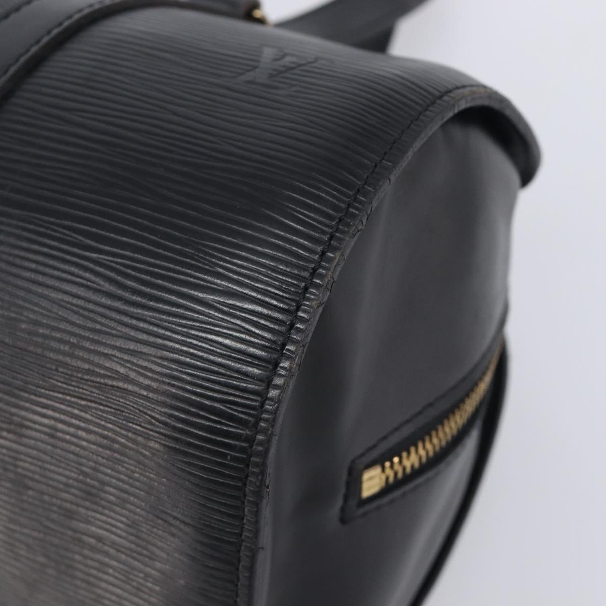 LOUIS VUITTON Epi Soufflot Hand Bag Black M52222 LV Auth ka6771