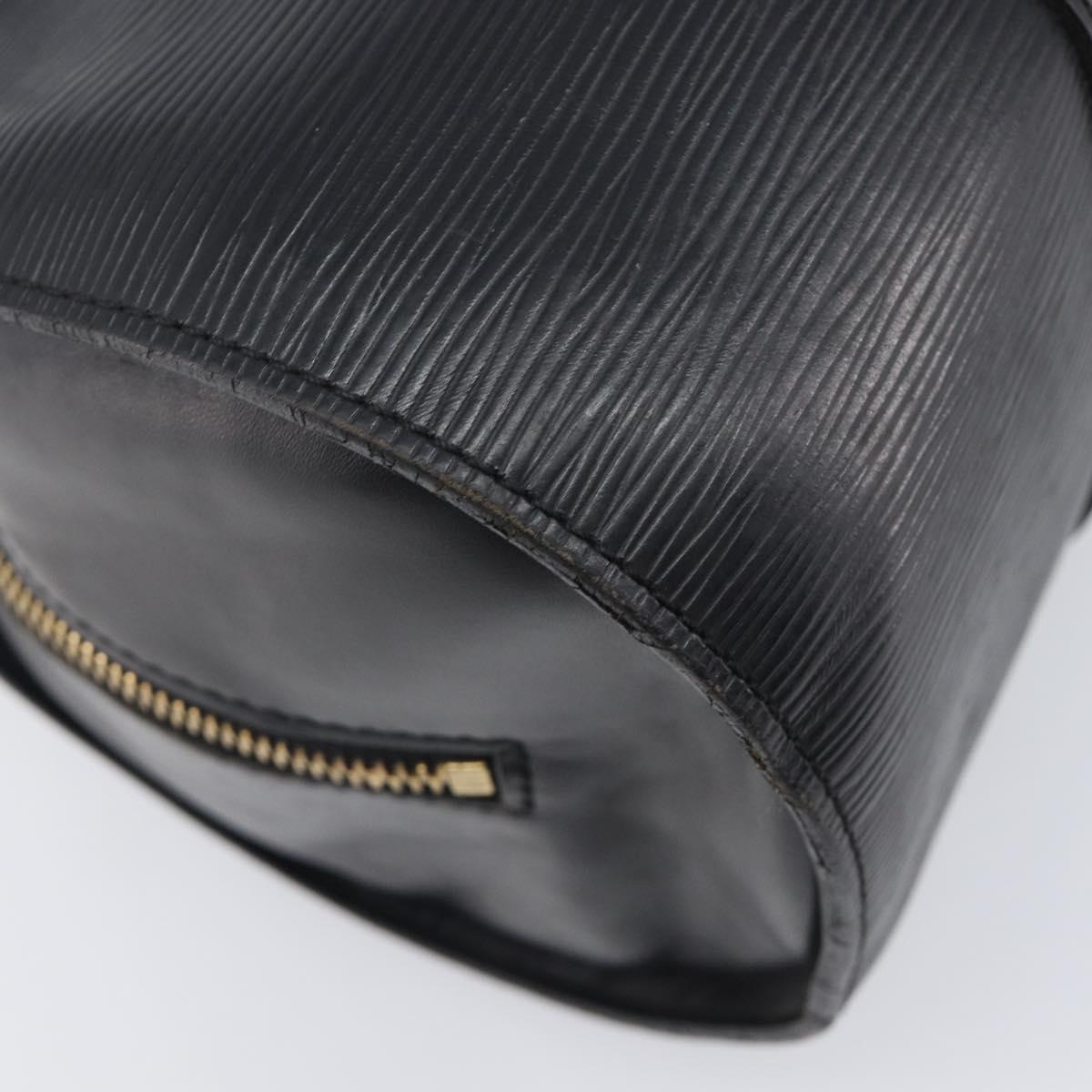 LOUIS VUITTON Epi Soufflot Hand Bag Black M52222 LV Auth ka6771