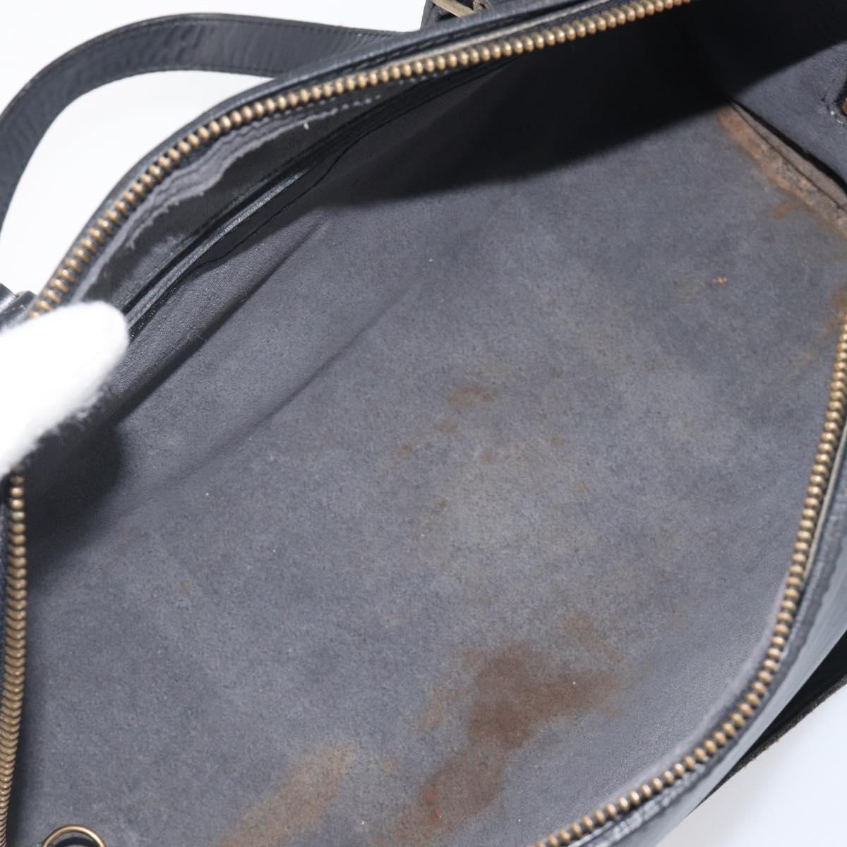 LOUIS VUITTON Epi Soufflot Hand Bag Black M52222 LV Auth ka6771