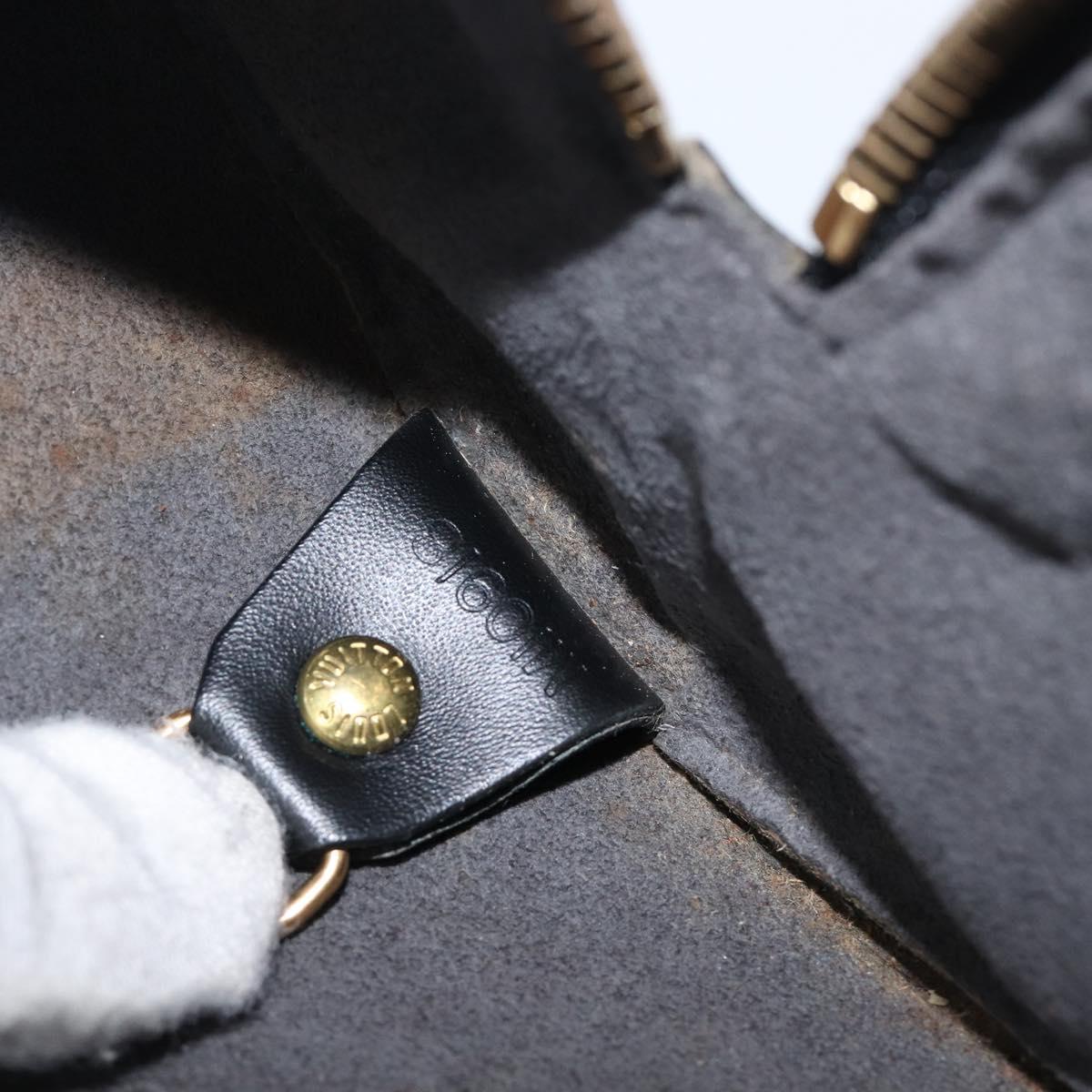 LOUIS VUITTON Epi Soufflot Hand Bag Black M52222 LV Auth ka6771