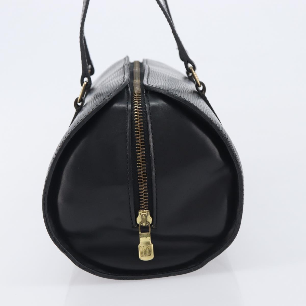 LOUIS VUITTON Epi Soufflot Hand Bag Black M52222 LV Auth ka6771