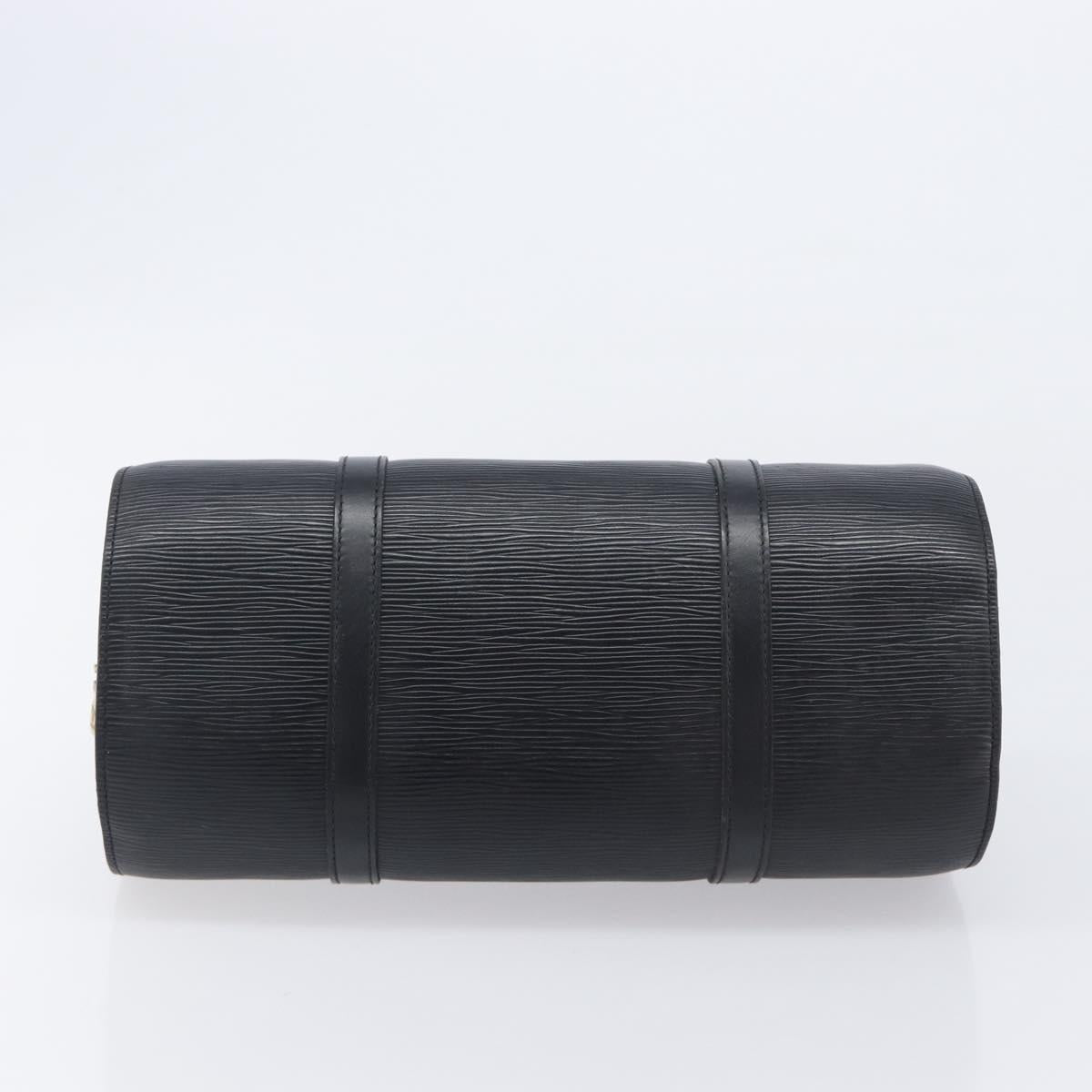 LOUIS VUITTON Epi Soufflot Hand Bag Black M52222 LV Auth ka6771