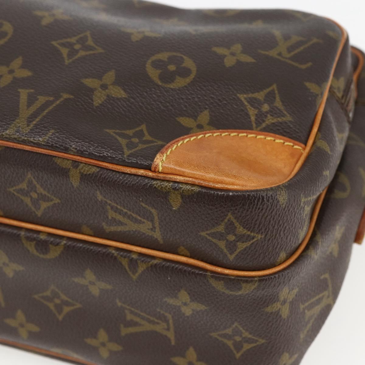 LOUIS VUITTON Monogram Nile Shoulder Bag M45244 LV Auth ka678