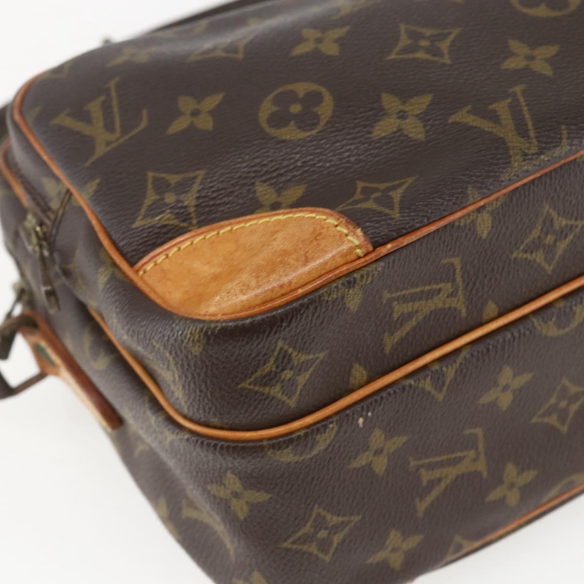 LOUIS VUITTON Monogram Nile Shoulder Bag M45244 LV Auth ka678