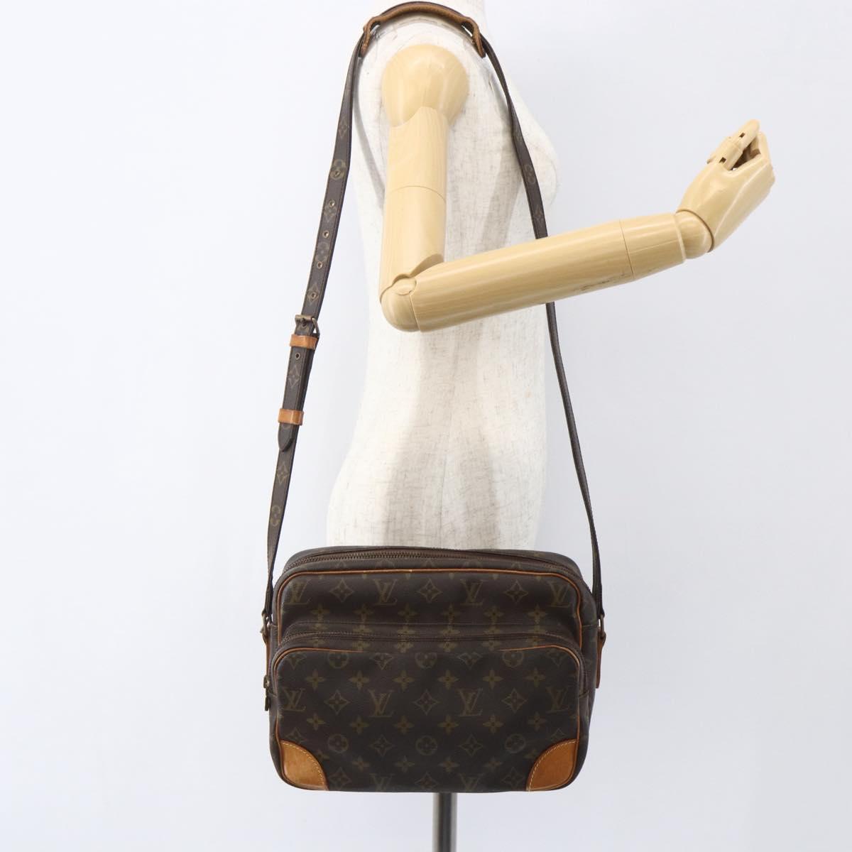 LOUIS VUITTON Monogram Nile Shoulder Bag M45244 LV Auth ka678