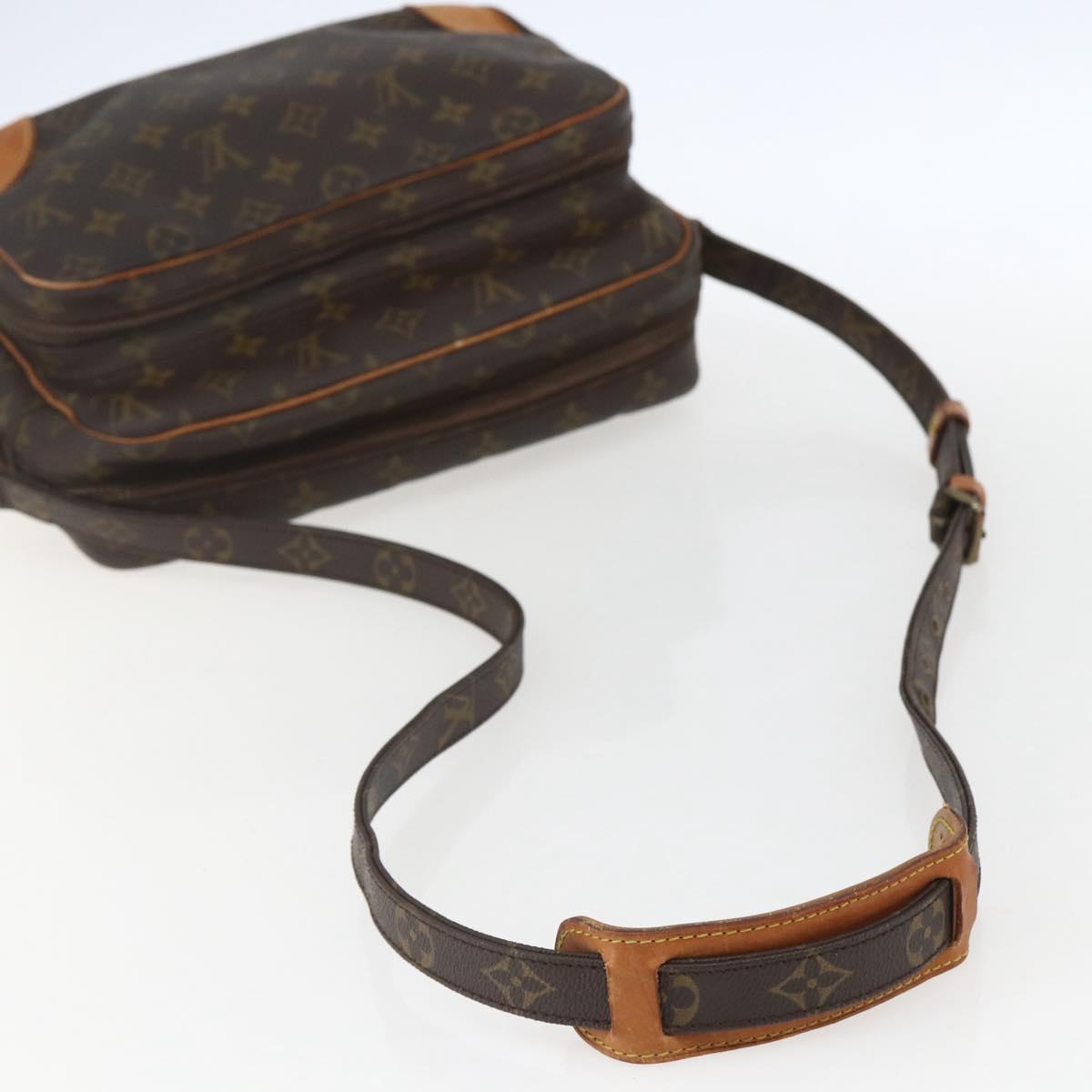 LOUIS VUITTON Monogram Nile Shoulder Bag M45244 LV Auth ka678