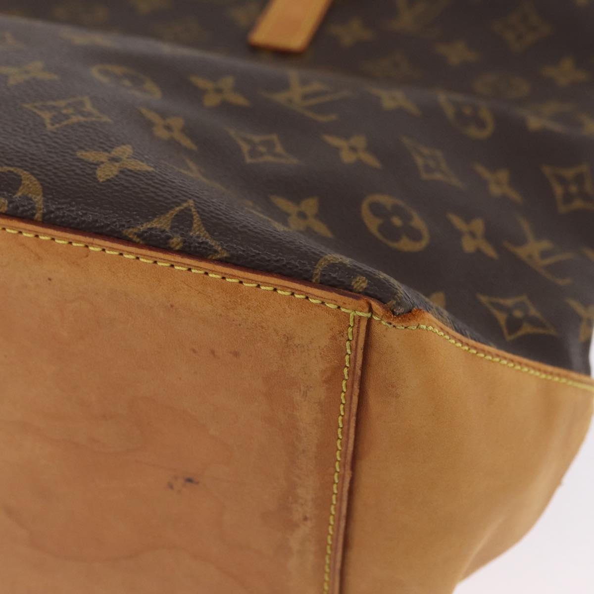 LOUIS VUITTON Monogram Cabas Mezzo Tote Bag M51151 LV Auth ka6783