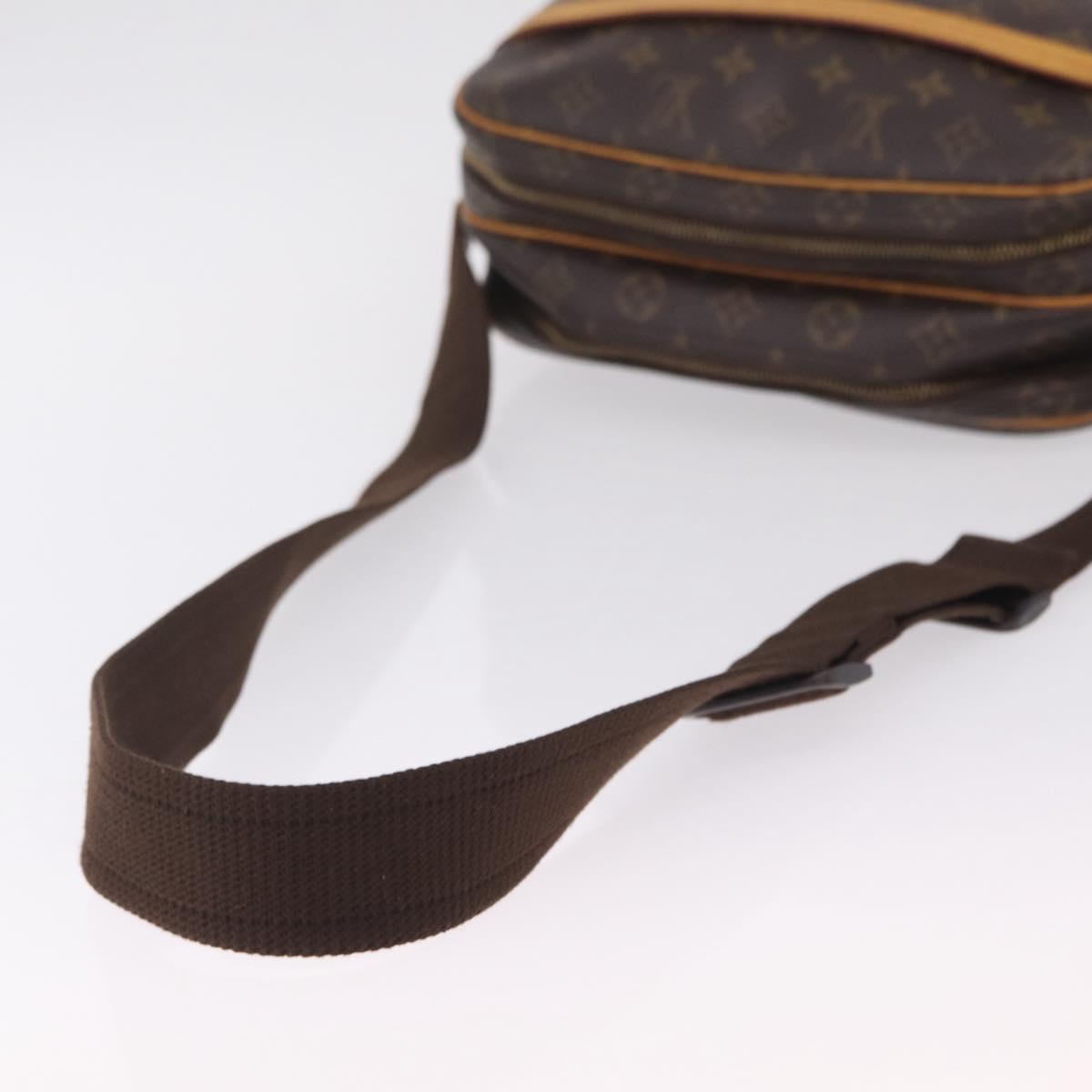 LOUIS VUITTON Monogram Reporter PM Shoulder Bag M45254 LV Auth ka6787