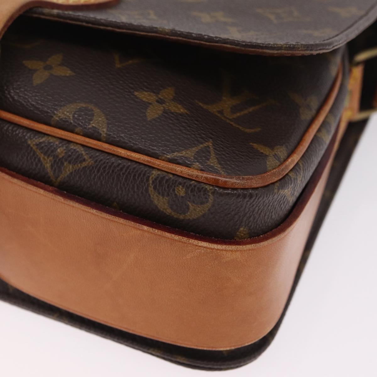 LOUIS VUITTON Monogram Cartouchiere MM Shoulder Bag M51253 LV Auth ka6790