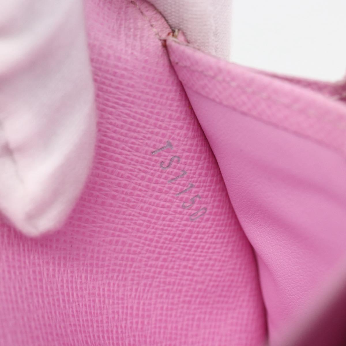 LOUIS VUITTON Multicolor Portefeuille Sarah Wallet White M93532 LV Auth ka680