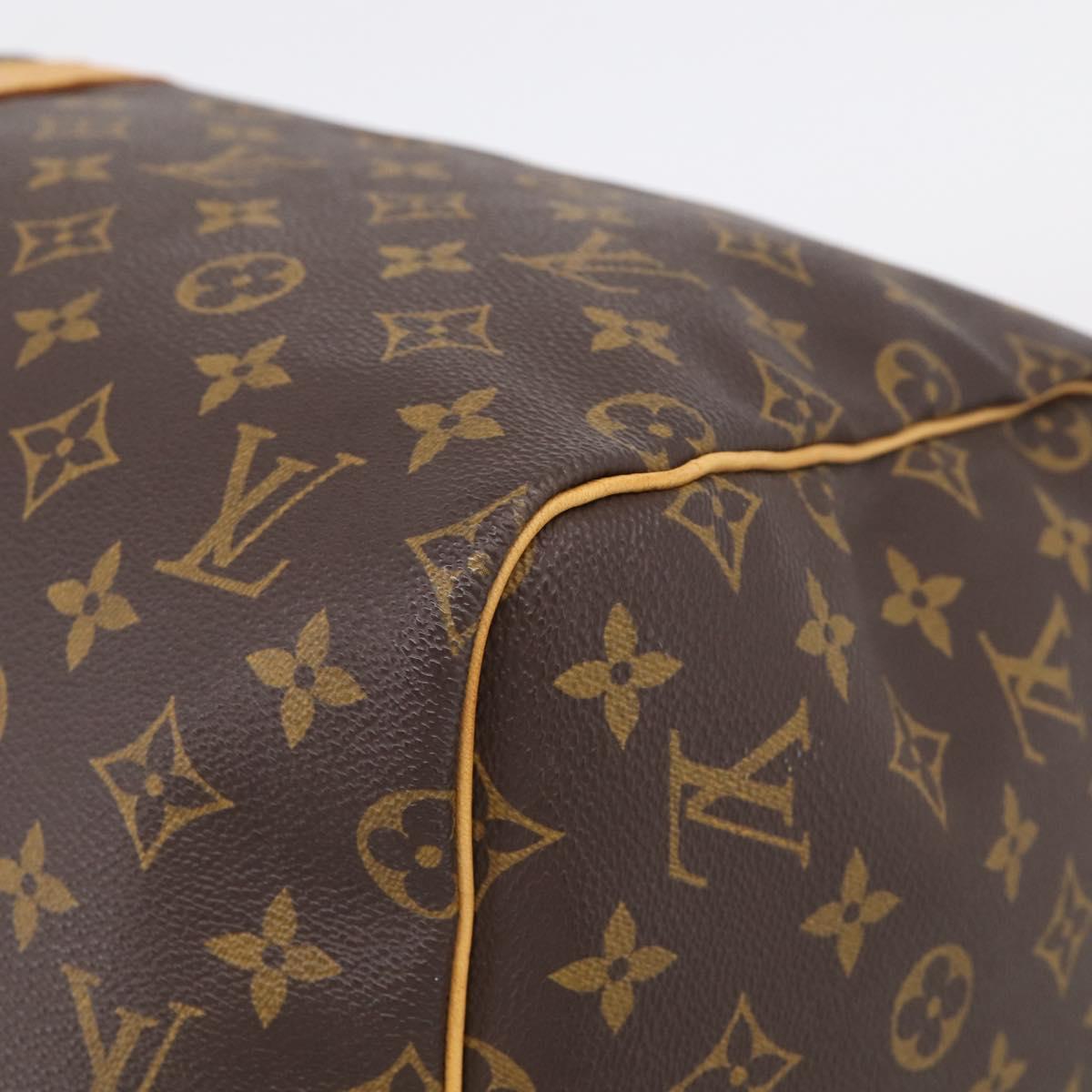LOUIS VUITTON Monogram Keepall 55 Boston Bag M41424 LV Auth ka6805V