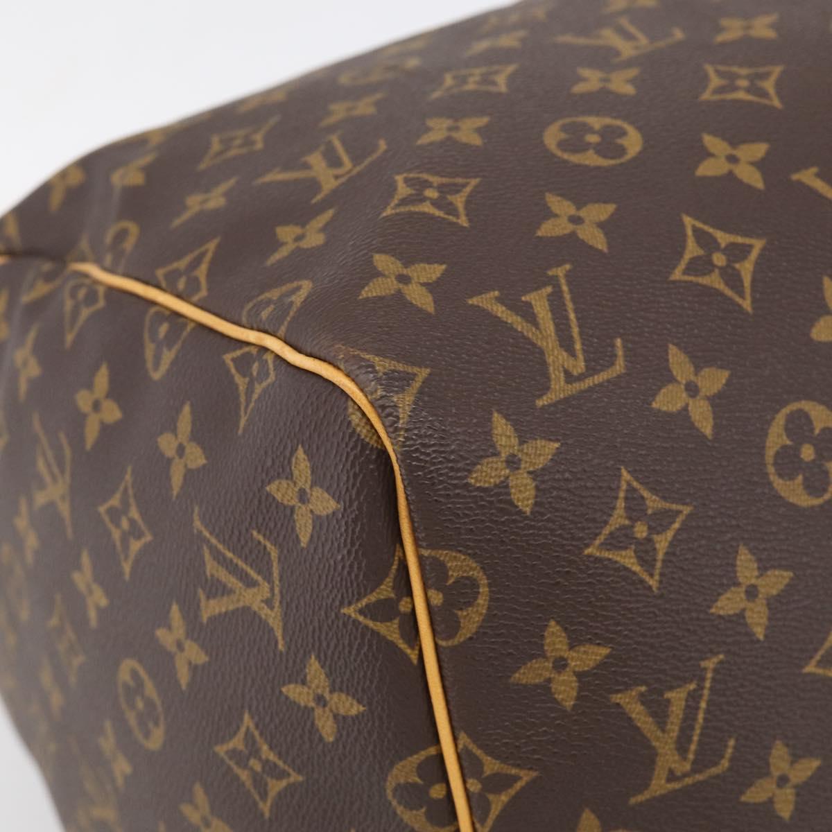 LOUIS VUITTON Monogram Keepall 55 Boston Bag M41424 LV Auth ka6805V