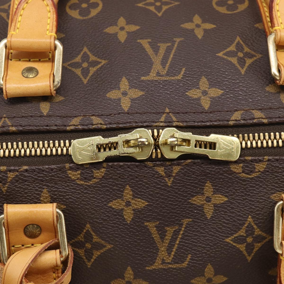 LOUIS VUITTON Monogram Keepall 55 Boston Bag M41424 LV Auth ka6805V