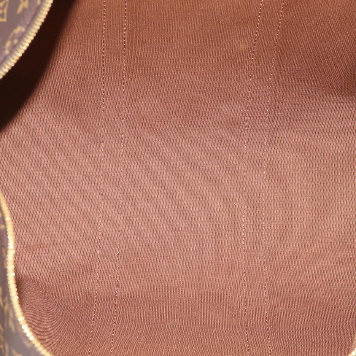 LOUIS VUITTON Monogram Keepall 55 Boston Bag M41424 LV Auth ka6805V