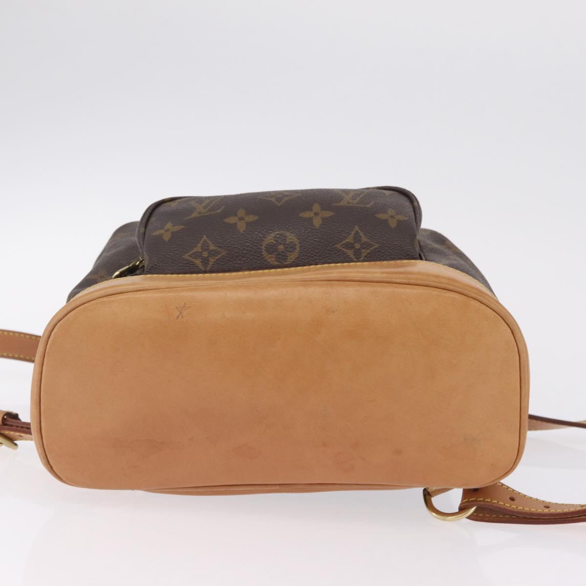 LOUIS VUITTON Monogram Montsouris MM Backpack M51136 LV Auth ka6809A