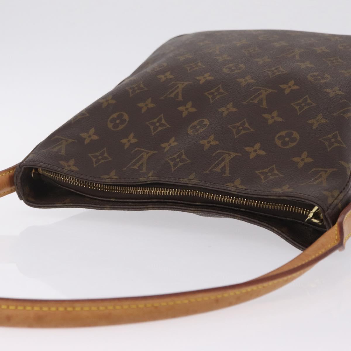 LOUIS VUITTON Monogram Looping GM Shoulder Bag M51145 LV Auth ka6816