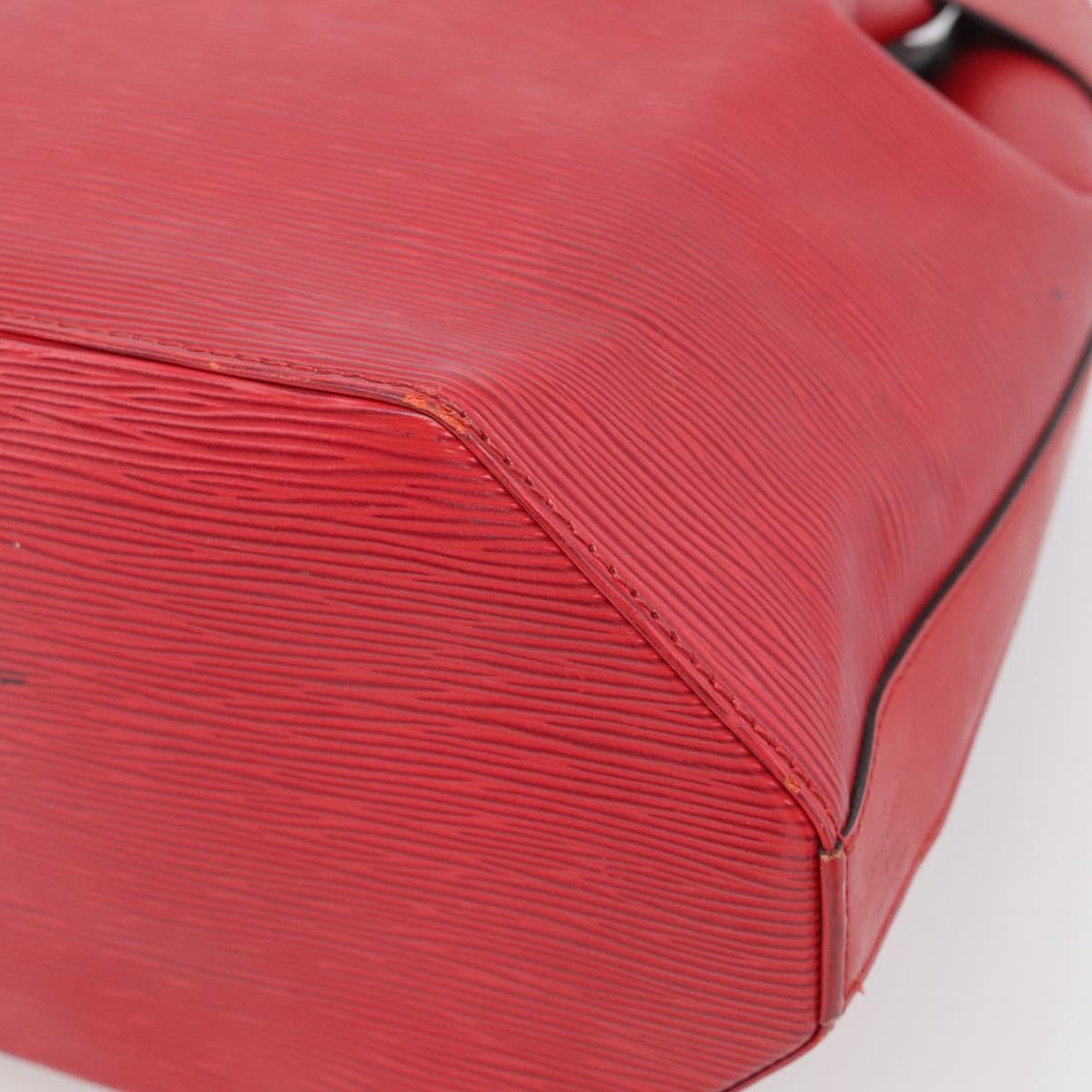 LOUIS VUITTON Epi Sac Depaule PM Shoulder Bag Red M80207 LV Auth ka6820