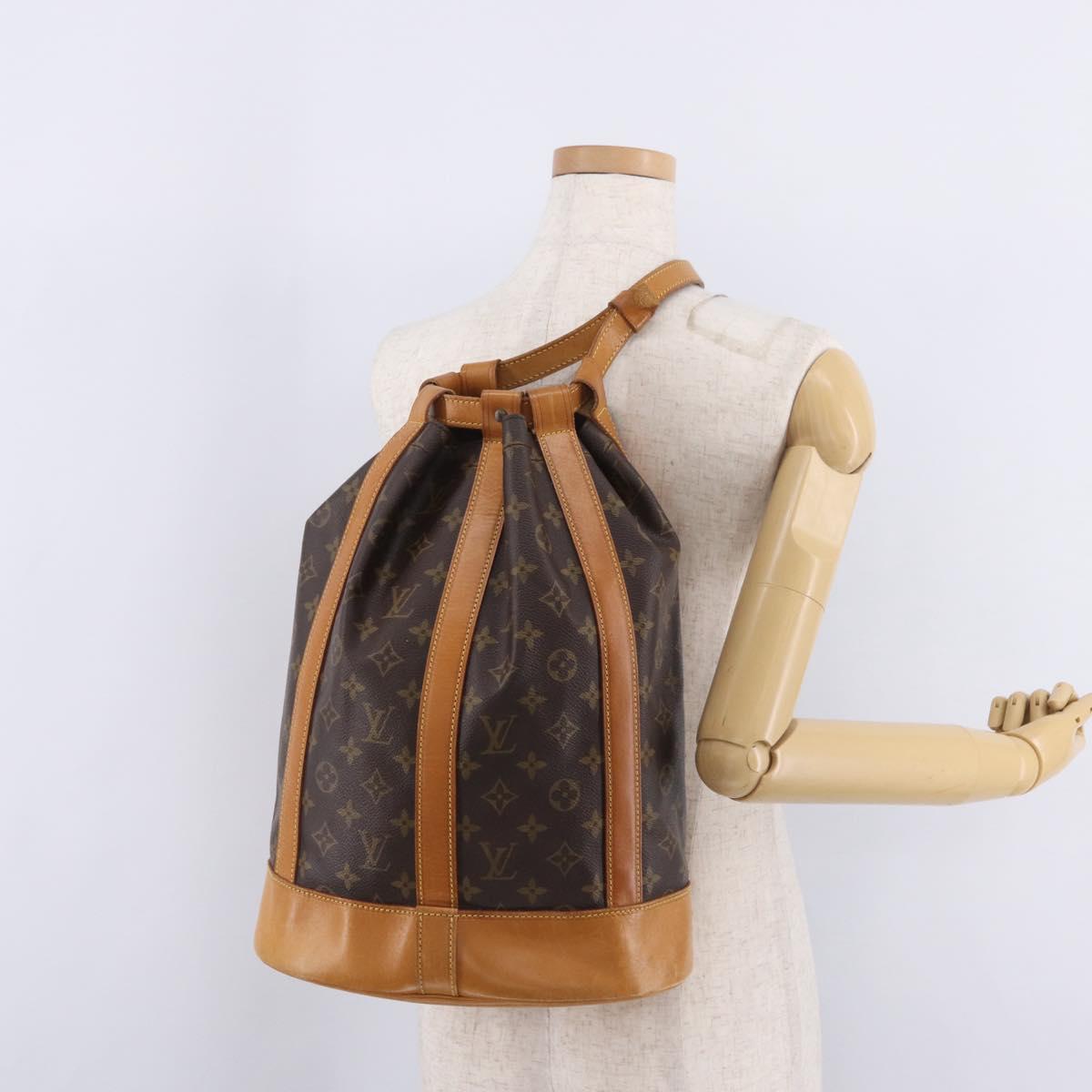 LOUIS VUITTON Monogram Randonnee PM Shoulder Bag M42243 LV Auth ka6821