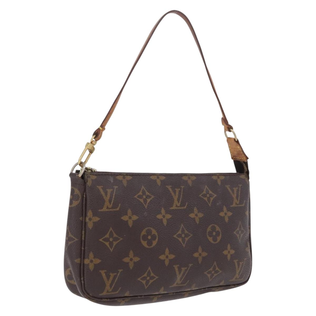 LOUIS VUITTON Monogram Pochette Accessoires Pouch M51980 LV Auth ka6825