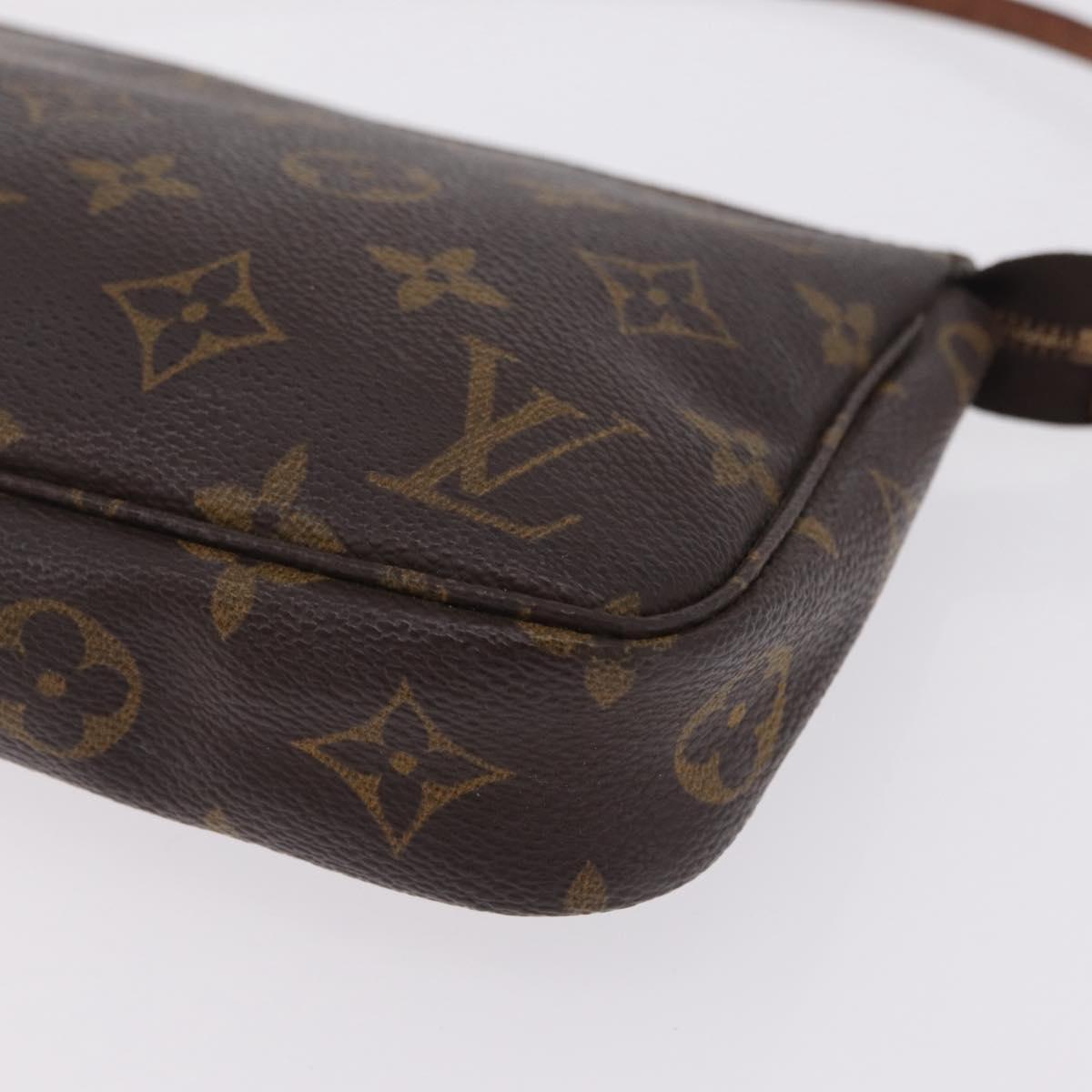 LOUIS VUITTON Monogram Pochette Accessoires Pouch M51980 LV Auth ka6825